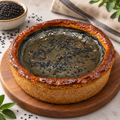 Flan Sésame noir