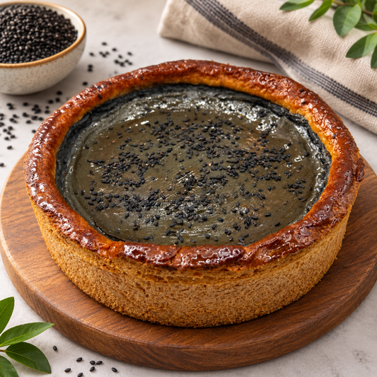 Flan Sésame noir